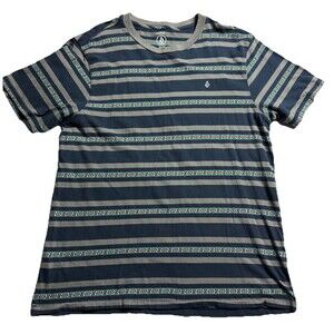 VOLCOM Patterned Modern Fit Mens SS T Shirt Sz XXL  Y2K